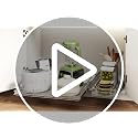 Pull Out Cabinet Organizer 9" W x 21½" D, Heavy Duty Cabinet Pull Out Shelves, Slide Out Drawers Organization for Kitchen Cabinets Bathroom - view 7