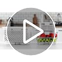 Fresh Produce Vegetable Fruit Storage Containers 3Piece Set, BPA-free, Partitioned Salad Container, Fridge Organizers, Used in Storing Fruits Vegetables, White - view 7