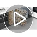 Pull Out Spice Rack Cabinet Organizer 5½" W x 20½" D, 3 Tier Heavy Duty Sliding Spice Cabinet Organization for Narrow Cabinet, Pull Out Shelves for Kitchen - view 7