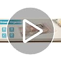 7 PCS Clear Makeup Drawer Organizers Bins, 4-Size Stackable Makeup and Vanity Organizer Trays, Acrylic Bathroom Storage Containers for Cosmetic, Toiletries, Office Supply, Utensils, Gadgets - view 7