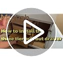 Pull Out Cabinet Organizer 14''W×21''D×19''H Slide Out Drawer - view 7