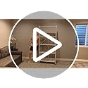 70.7" H Metal Storage Shelves, 5 Tier Folding Storage Shelves on Wheels - view 7