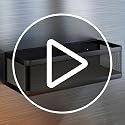 1 Pcs Magnetic Shelf For Fridge, Black, 11''L*4.9''W*3.9''H - view 7