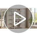 3 Tier Black Bookshelf, Industrial Small Metal Storage Book Shelves - view 7