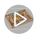 Extra Large Bamboo Desk Drawer Organizer, Wood Junk Organizer Tray with Adjustable Dividers, Anti-Skip Storage Organization in Office Bathroom Drawer for Vanity, Makeup, 17" x 12" - view 7