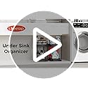 2 Packs Under Sink Pull-Out Storage Organizers, 12.8 Inches, Black - view 7