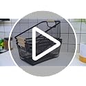 4 Pcs Mesh Wire Baskets for Organizing, Large, Black - view 7
