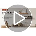 55" Wall Mounted Floating Shelves, Natural Elm Wood, 1 Pack - view 7