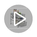 Drawer Shelf, Stackable Office Organiser, 3 Pull-Out Baskets, Metal, Kitchen, Bathroom, HBT: 35 x 28 x 42.5 cm, Black - view 7