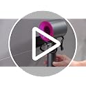 Universal Hair Dryer Holder, Wall Mounted Adhesive Rack, Black - view 7
