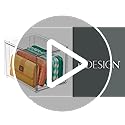 Plastic Bathroom Organizer Bin w/Pull Out Drawer - Slim Stackable Storage Container for Bathroom Accessories - Perfect for Organizing Bathroom Cabinet - Lumiere Collection - 2 Pack - Clear - view 7
