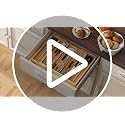Bamboo Kitchen Drawer Organizer, Cooking Utensil Silverware Tray - view 7