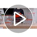 2 Pcs Square Food Storage Container Polycarbonate Clear Food Container with Lid Commercial Rice Storage with Graduations for Commercial Kitchen(8 Qt,Red) - view 7