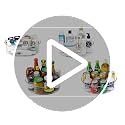 6 Pack Lazy Susan 11.5" Turntable Rotating Spin Organizer Storage - view 7