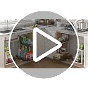 Under Sink Organizer 2 Packs, Pull Out Kitchen Sink Organizer, 2 Tier Slide Out Kitchen Organizers and Storage Bathroom Under Cabinet Storage Shelf, Black - view 7