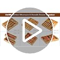 Bamboo Kitchen Drawer Organizer, 9 Inch Silverware Utensils Tray Holder for Small Drawer, Wood Caddy for Flatware Cutlery Knives - view 7