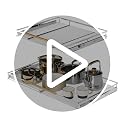 Pull Out Cabinet Organizer, Pantry Drawer Slide Out Basket Expandable Sliding Shelf Under Sink Shelf, Steel Metal cabinet drawers slide out, Chrome Finish, 23.1 to 39.9" W - view 7