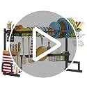 Over the Sink Dish Drying Rack, 2 Tier Adjustable Large Capacity Stainless Steel Dish Rack for Kitchen Counter, Heavy Duty Space Saver Organizer with Utensil Holder, Black - view 7