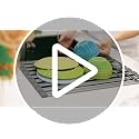 Aluminum Roll Up Dish Drying Rack, 17.7x13.4 Inches, Matte Gray - view 7