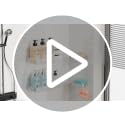 Crystal-Clear Shower Caddy with Soap Dish & Adhesive Pads, 2 Pack - view 7