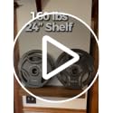 24 inch Wooden Floating Shelves for Wall - 24x8x2 in - view 6