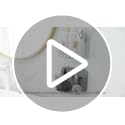 2 Pack Adhesive Cabinet Door Organizer, Compact Kitchen Under Sink Organizer, Lid Storage Container for Pantry Shelves, No-drill Wall Mounted Bathroom Shower Caddy Hanging Closet Organizer(Smoke Gray) - view 7