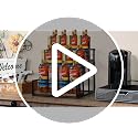 Coffee Syrup Rack Organizer 3-Tier 12 Syrup Bottles Holder Stand for Coffee Bar Station Storage Shelves for Syrup, Wine, Dressing for Kitchen Countertop - view 7