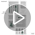 Premium In Drawer Knife Organizer, 7 Knives, Clear - view 6