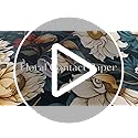 Dark Vintage Floral Peel and Stick Dahlia Wallpaper 17.5" x 118" - view 7