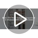 Over Door Organizer Hanging Shelves Large Clear Deep Pockets - view 7