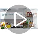 Fridge Organizer Bins on Wheels, Clear Roll Out Drawer Refrigerator Organizing Caddy with Dividers, Thick Plastic Storage Bins for Pantry, Kitchen, Cabinet etc - view 7