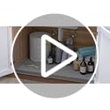 Waterproof Under Sink Mat 34" x 22", Silicone Mat Kitchen liner - view 7