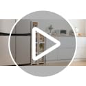 3-Tier Slim Narrow Bathroom Storage Cabinet, Cream White - view 7