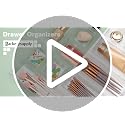 Clear Plastic Drawer Organizer Tray for Vanity Cabinet (Set of 10),Storage Tray for Makeup, Kitchen Utensils, Jewelries, and Gadgets - view 7