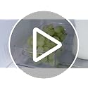 Clear Refrigerator Organizer Bin with Handles — 15 Inch Stackable Fridge and Pantry Storage Container for Snacks, Produce, Cans, Yogurt, Condiments, Dishwasher and Freezer Safe, Made in USA - view 7