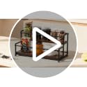Coffee Syrup Rack Organizer, 2 Tier 10 Bottles Holder Stand for Bar - view 7