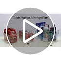 10 PACK Clear Storage Bins Clear Storage Containers for Kitchen Pantry Organization, Organizing Bins with Built in Handles, Cabinet Organizers - view 7