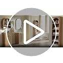 30 Inch Arched Bathroom Vanity with Sink, Fluted Design, Natural Oak - view 7