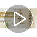 Adjustable Tension Pole Shower Caddy: Rustproof Corner Bathroom Organizer - view 7