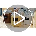 1.5 Gallon Glass Canisters with Airtight Lids, 2 Pack Flour & Cookie Jars - view 7
