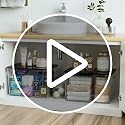 Pantry Organizers Storage, 2 Pack Large Clear Storage Bins - view 7
