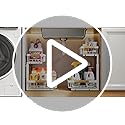 Under Sink Organizer, Adjustable Height, 2 Tier Pull Out Under Cabinet Organizer, Slide Out Thickened Metal Under Sink Storage for Kitchen Bathroom Laundry Pantry Cabinet, White, Large-2-Pack - view 7