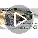 Kitchen Houseware Organizer Pantry Rack, Silver - view 6